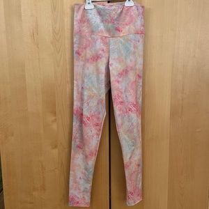 Girls Tie Dye Print Leggings